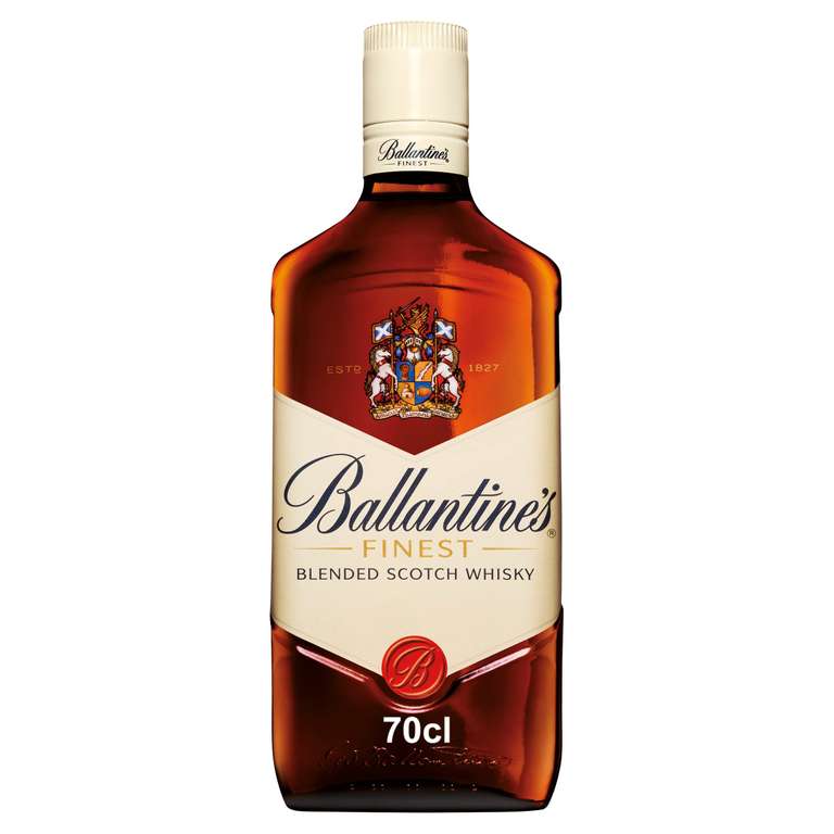 Ballantine's Finest Whisky con Cesta de Regalo y Coca-Cola Zero 700 ml