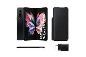 Samsung Galaxy Z Fold3 5G – Teléfono móvil sin tarjeta SIM, Android, Plegable, Smartphone, 512 GB, Negro + Note Pack (Version ES