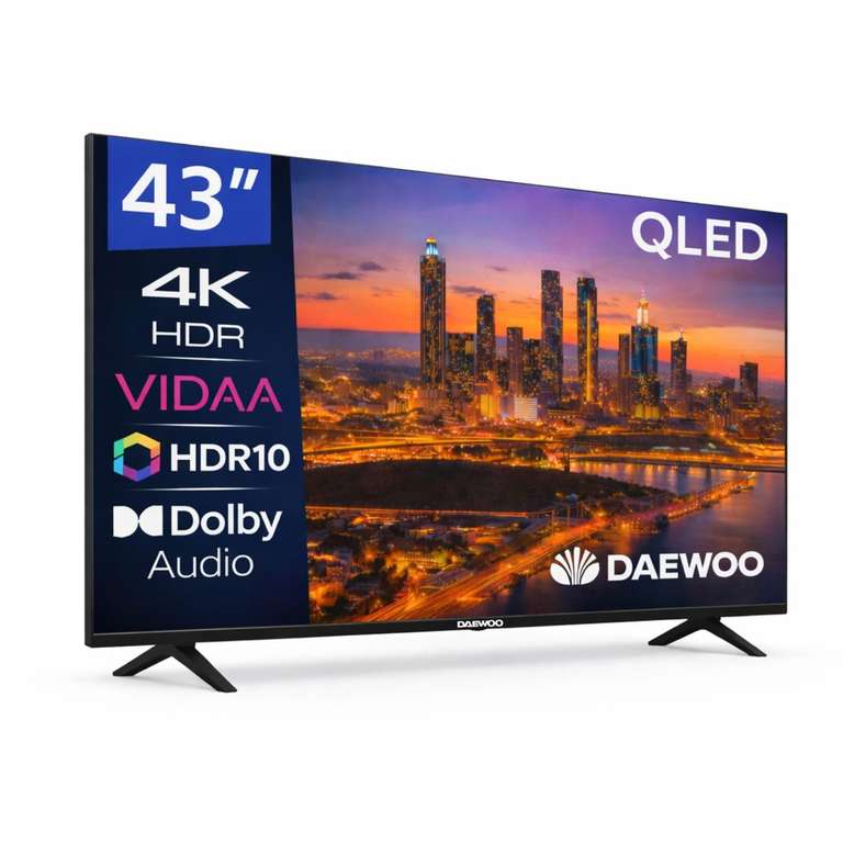 Daewoo 43VB56QV Smart TV 43 Pulgadas QLED 4K UHD