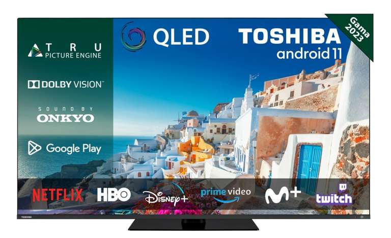TV QLED 55" Toshiba 55QA7D63DG + Cupón de 71,82€.