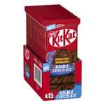NESTLÉ KIT KAT Tableta de chocolate recubierta de chocolate negro caja de 15 unidades de 99 g