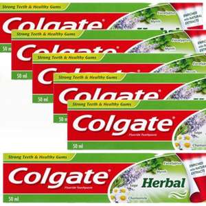 Colgate Herbal Pasta De Dientes Herbal Original tubo 50ml Pack 6 desde España