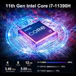 Mini PC, GEEKOM IT11, 512GB Intel i7-11390H Mini PC(8 Threads, 12M Cache, Max 5 Ghz),16GB DDR4 Windows 11 Pro
