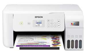 Epson EcoTank ET-2826, Impresora WiFi A4 Multifunción con Depósito de Tinta Recargable y Pantalla LCD, 3 en 1: Impresión, Copiadora, Escáner
