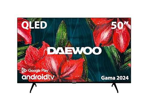 Daewoo TV 50" QLED D50DM55UQPMS - Android TV - 4K HDR - Dolby Vision & Dolby Atmos