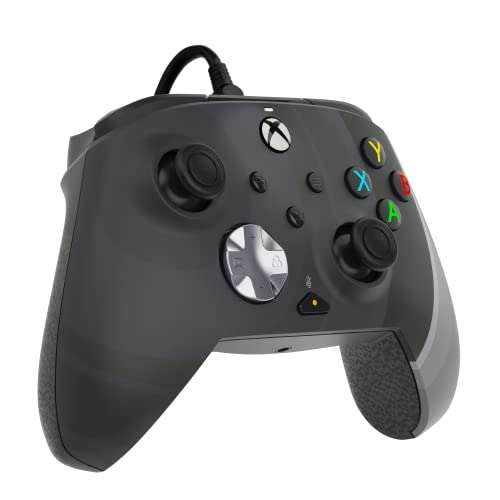 Mando Xbox con licencia oficial - PDP Rematch Xbox Wired, Radial Black, compatible con Xbox Series X|S, Xbox One y Windows