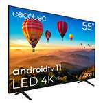 Cecotec Televisor LED 55" Smart TV A1S Series ALU10055S
