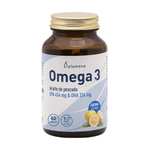 PLAMECA Omega 3 1298mg Sabor Limón Aceite de pescado EPA 454 mg & DHA 324 mg, Salud Cardiovascular, Vista, Cerebro, 60 cápsulas