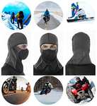 ROTTO Pasamontañas Moto Negro Impermeable Esquí Ciclismo Snowboard Máscara Facial de Deportes