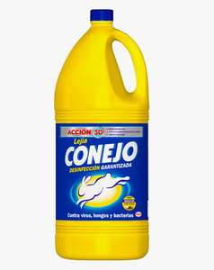 CONEJO - 4 unidades de Lejía Normal 4L - Desinfectante ( precio de caja con 4 unidades)