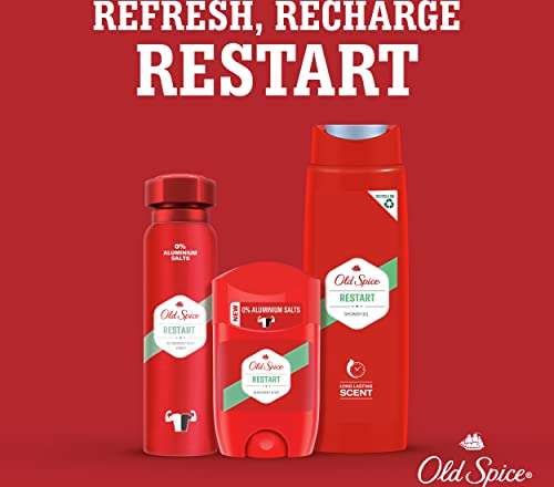 Old Spice Restart Desodorante En Barra Para Hombres 50ml x6