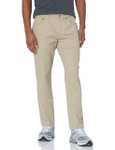 Pantalón Sarga Elástico Amazon Essentials Slim (Caqui, varias tallas)