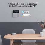 AWOW Termostato WiFi para Caldera de Gas y Agua, Termostato Inteligente Programable con Pantalla LCD