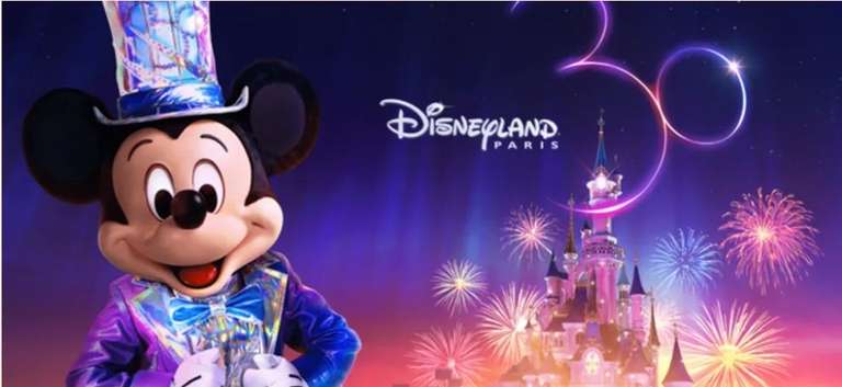 Disneyland Paris Viaje que incluye 3 noches en hotel 3* + entradas de 3 días a los 2 parques y vuelos por solo 478€ (PxPm2)