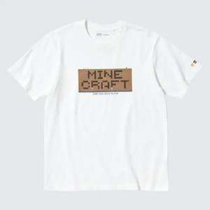 Camiseta Uniqlo × Minecraft (Tallas S a 3XL)