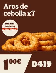 7 aros de cebolla por sólo 1€