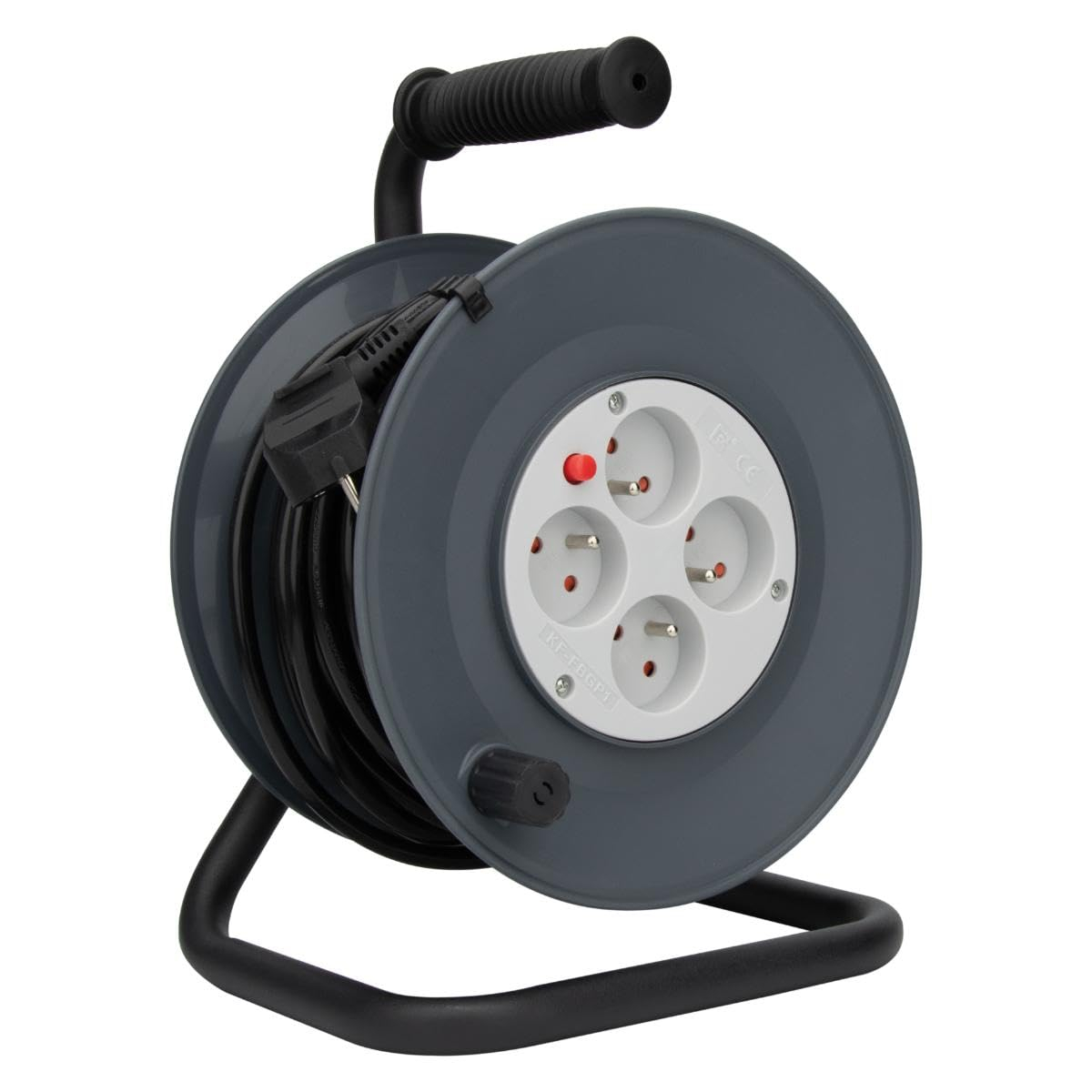 Zenitech - Carrete HO5VV-F 4 tomas 3G1.5 25m + disyuntor