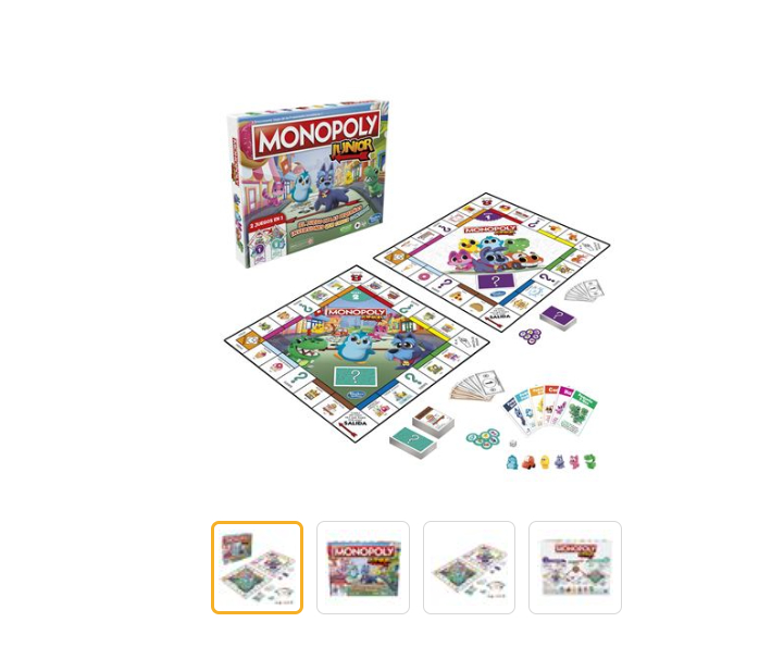 Monopoly Junior - 2 juegos en 1