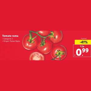 Tomate rama a 0,99€/kg - (Lidl)