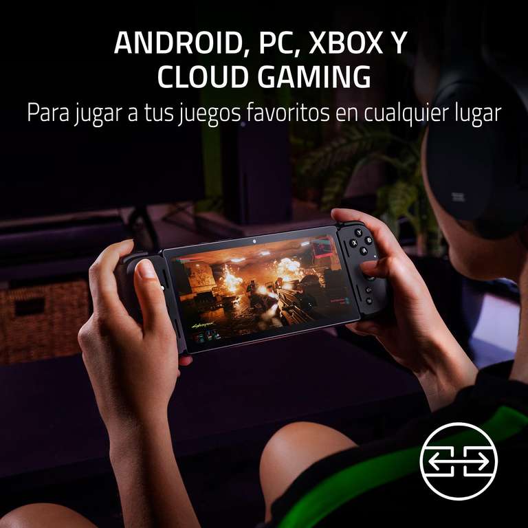 Razer Edge - Dispositivo Portátil para Juegos Android con Kishi V2 Pro (Qualcomm Snapdragon G3X Gen 1, Pantalla Aáctil AMOLED FHD+ de 6,8" )