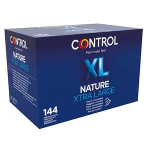 Caja 144 Preservativos Control Nature XL lubricados, óptima adaptabilidad (varios Sabores)