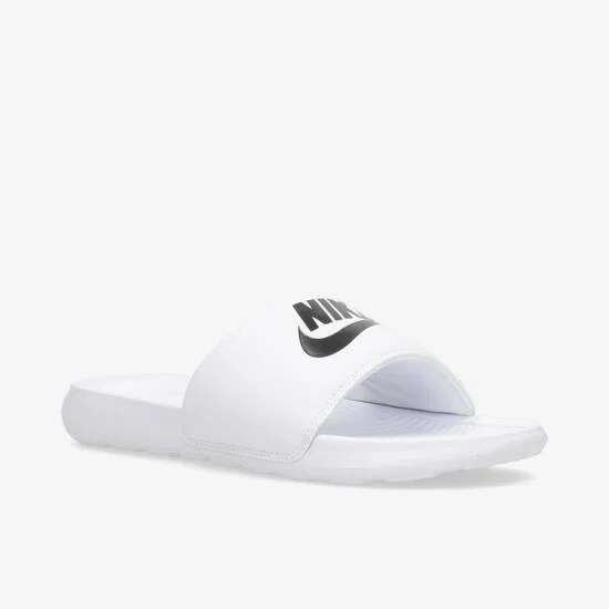 Chanclas Nike Victori One en Negro y Blanco / Blanca entera
