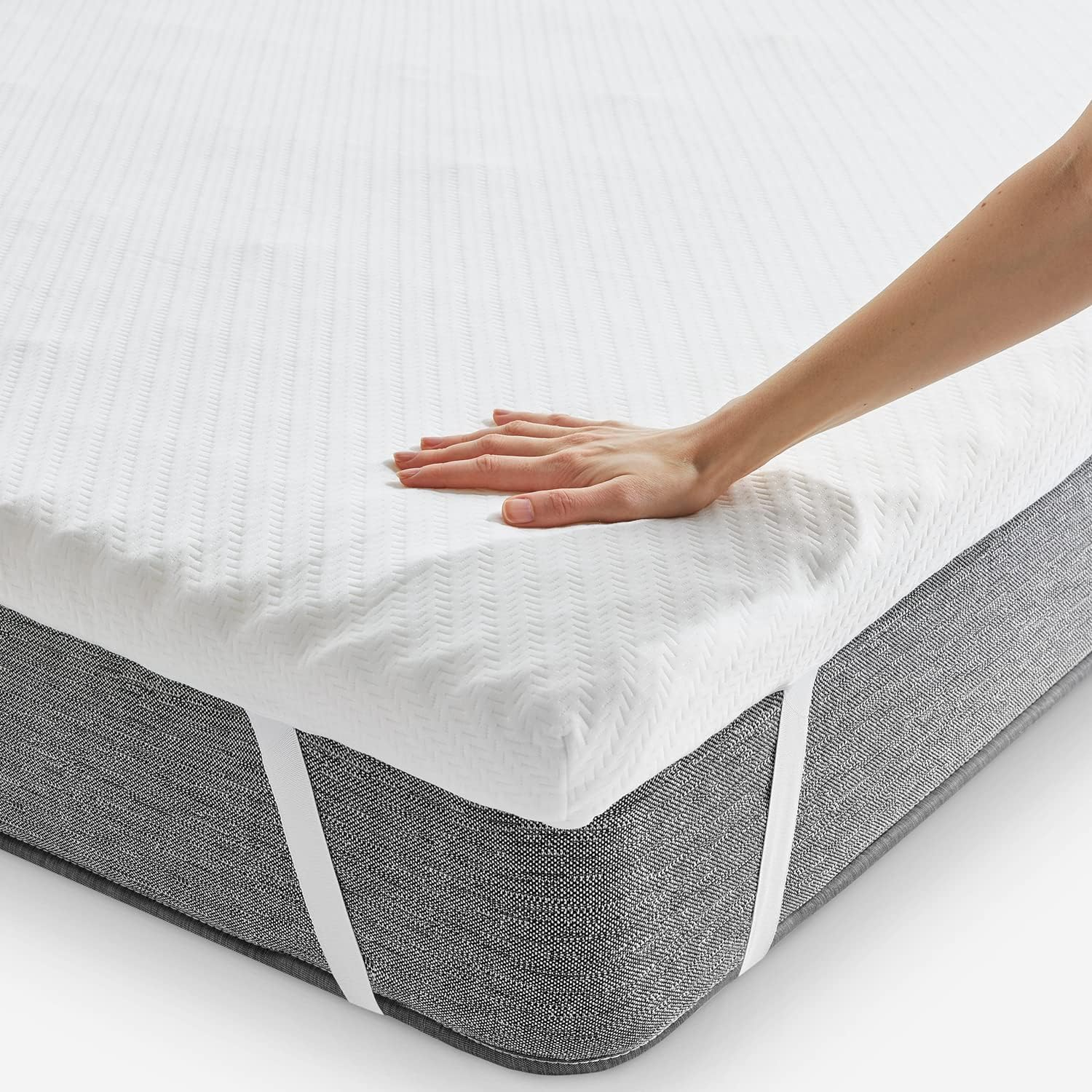 PIKOLIN Topper de Hotel Viscoelástico 7cm Multizonas 135 x 190 cm
