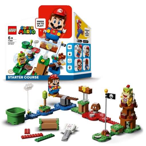 Lego Mario Inicial por 41.99 +16.80 en cheque regalo (Como si pagases 25.90) Tambien disponible inicial Luigi al mismo precio