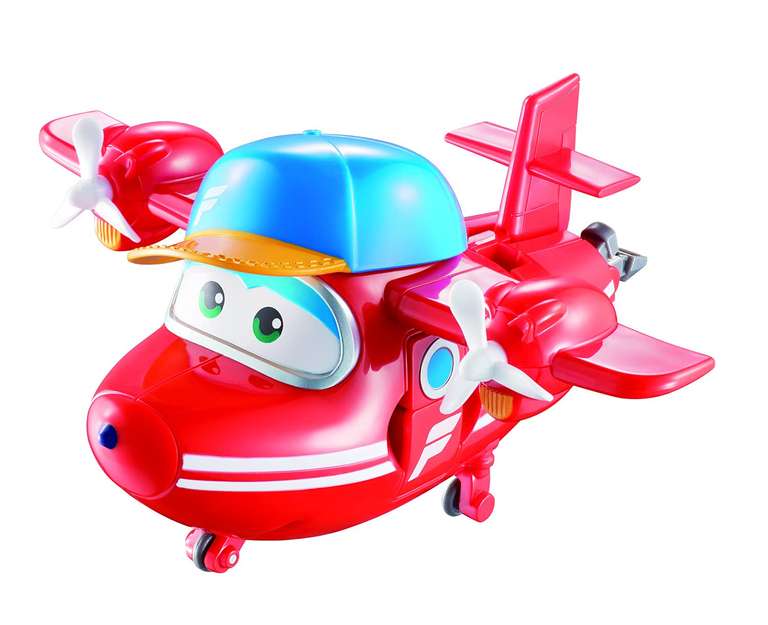 Super Wings Figura de avión y Robot transformable de Figura y Robot transformable de la Serie de animación