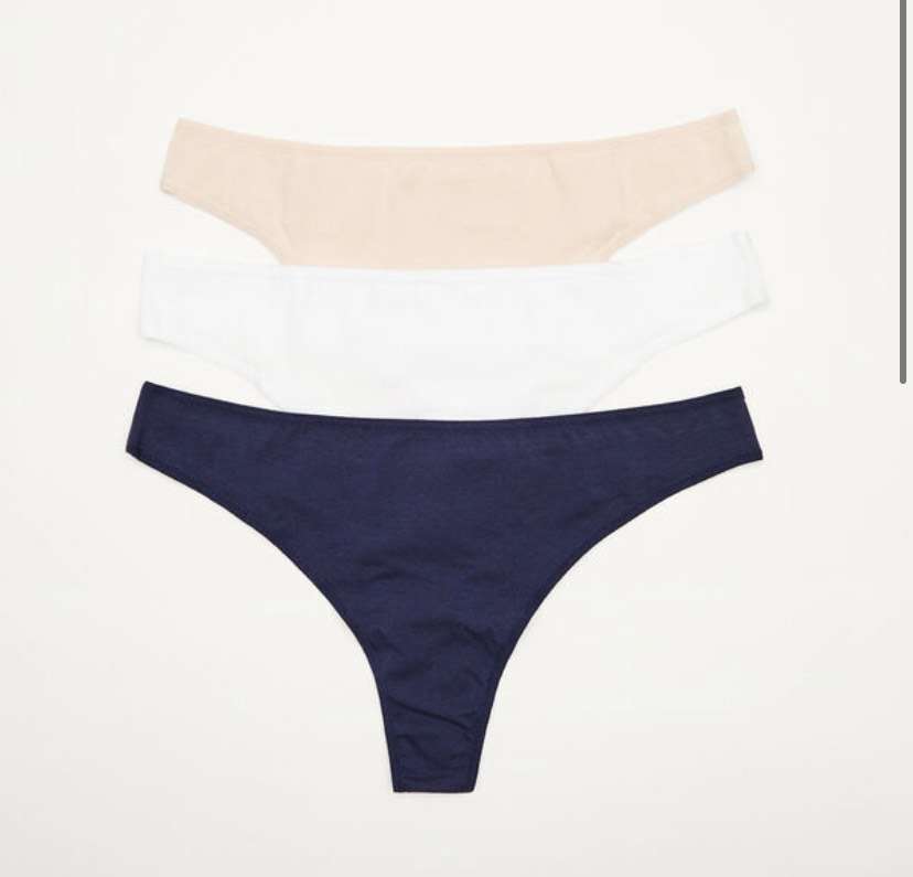 Pack 3 bragas tangas de algodón » Chollometro