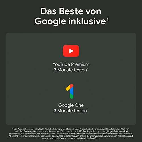 Google Pixel 7 pro 128GB Obsidiana en Amazon Alemania