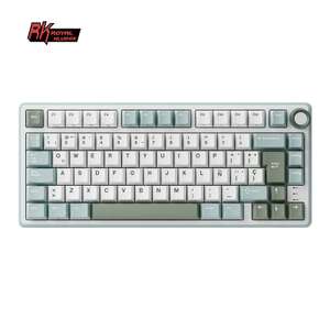 Teclado Royal Kludge RKR75 ISO-ES Hot-Swappable Switch Silver Speed