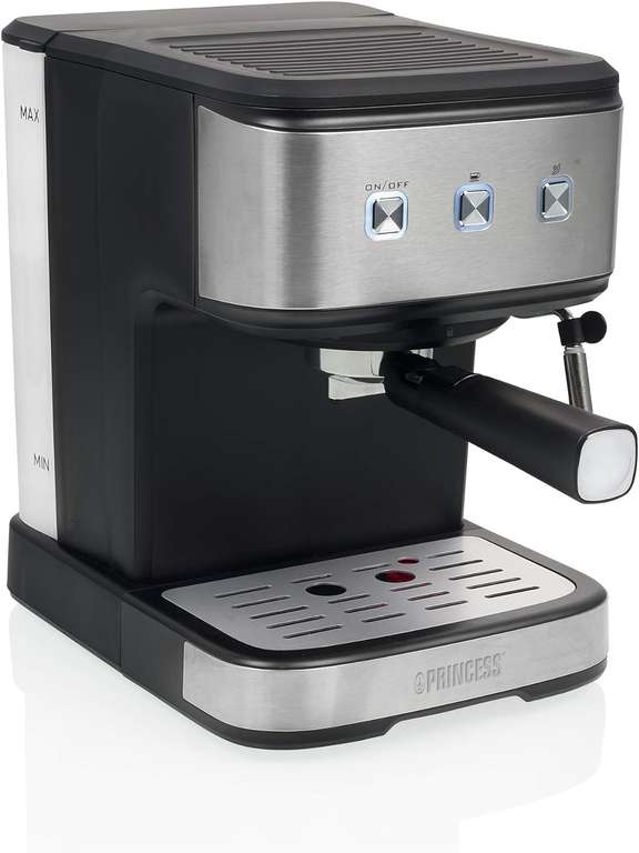 Princess Máquina de café para Espresso compatible con cápsulas Nespresso y café molido