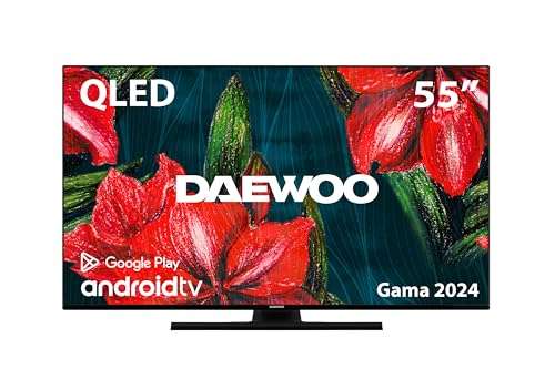 Daewoo D55DH55UQMS - QLED Android TV 55 Pulgadas 4K HDR