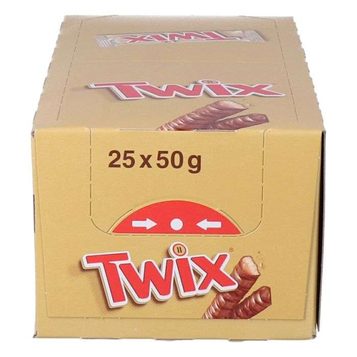Twix Chocolate barritas - Pack de 25 (1250 Gramos en total)