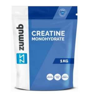 1Kg Creatina Monohidrato (18,9€ nuevo usuario, 37€ 2kg) Zumub