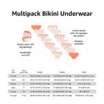 Amazon Essentials Ropa Interior Tipo Bikini Niña, Paquetes Múltiples de 14 Unidades. Varios Colores.