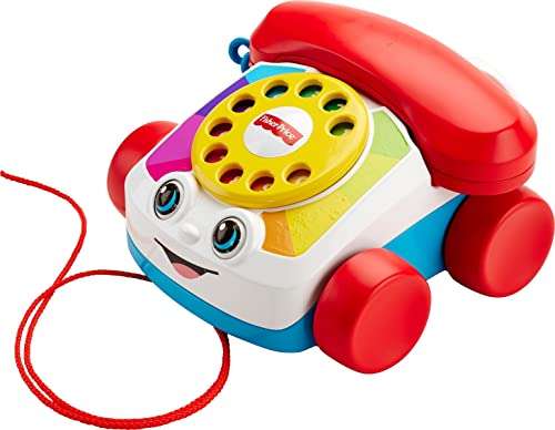 Fisher-Price Teléfono carita divertida, juguete educativo bebé