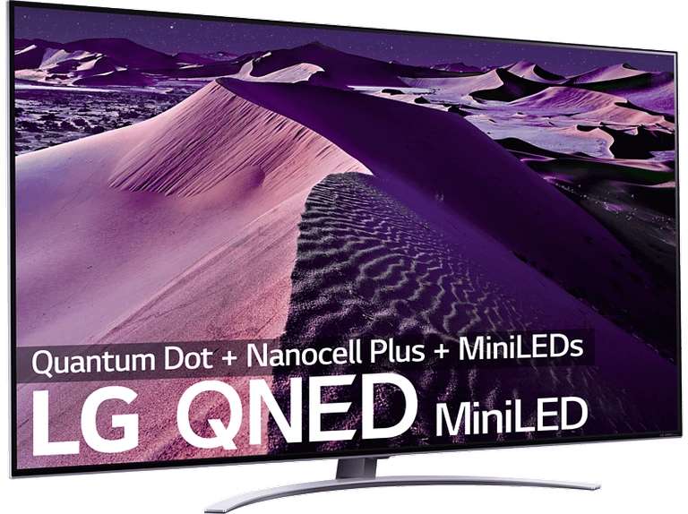 TV QNED 55" - LG 55QNED866QA, UHD 4K, Procesador Inteligente α7 Gen5 AI Processor 4K, Smart TV, DVB-T2 (H.265), Negro