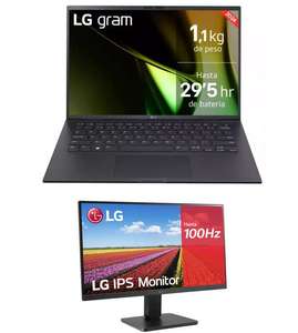 LG gram 14Z90S Windows 11 Home/ i5/ 16GB/ 512GB SSD/ 1,1Kg/ 29,5h / IPS / WUXGA + Monitor LG IPS 24"