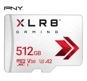 Tarjeta MicroSD PNY XLR8 512GB Gaming Class 10 U3 V30