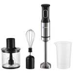 Batidora de Mano Origial Hand&Mix 1200W con Accesorios Negro Acero Inoxidable