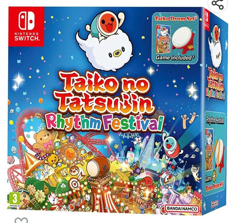 Taiko No Tatsujin: Rhythm Festival Collector + Tambor incluido Nintendo Switch