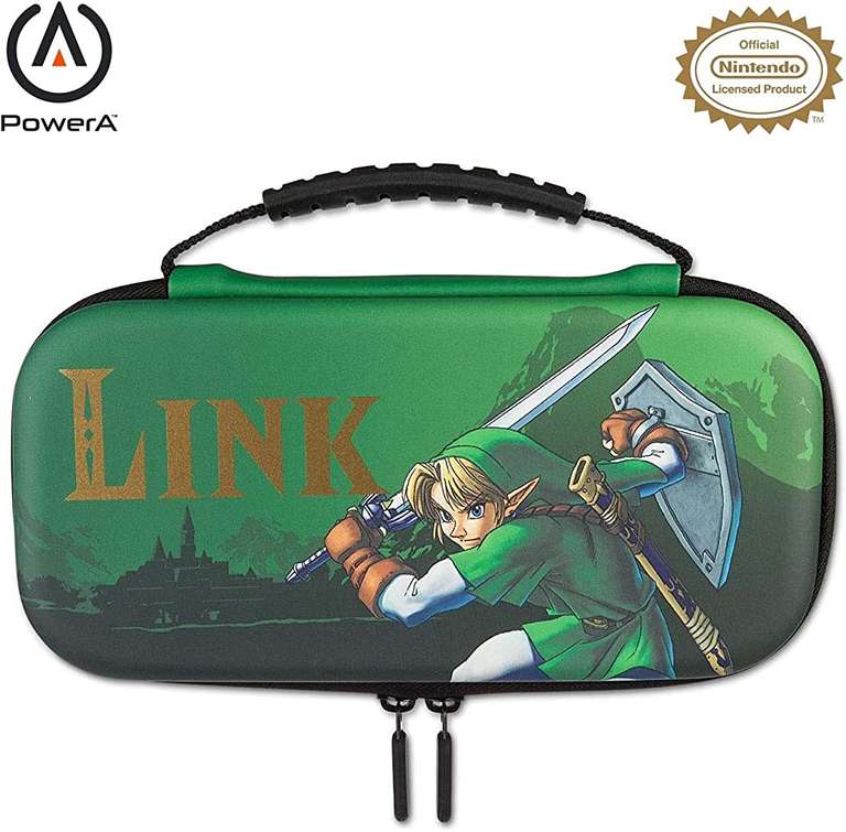PowerA - Kit de Estuche Protector Hyrule Link (Nintendo Switch Lite)
