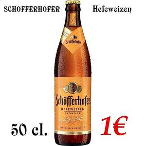 Cerveza Alemana premium de trigo SCHOFFERHOFER 50cl a 1€