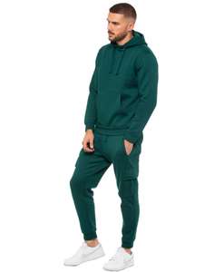 Enzo | Jersey de hombre Hoodie Tracksuit Set - Verde