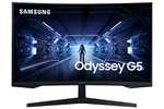 Samsung LC32G53TQBUXEN - Monitor Curvo Gaming 32'' WQHD, 2560x1440, 16:9, 2500:1, 1000R, 144 Hz, 1 ms, 250 CD/m², HDMI, AMD FreeSync Premium