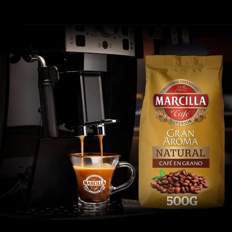 3 x Marcilla Gran Aroma Café en Grano Natural | 500g. Total 1500g [Unidad 4'79€]