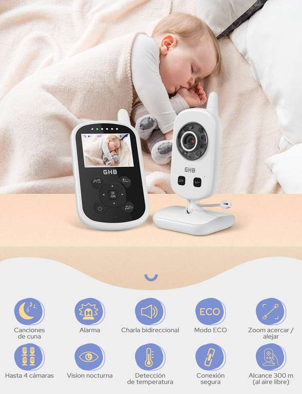 Comprar Vigilabebes Video Baby Monitor Pantalla 4,3 Pulgadas Molto