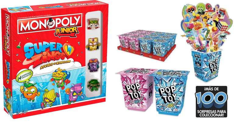 Monopoly Junior Versión Superthings + juguete